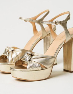 Sandali in pelle laminata -...