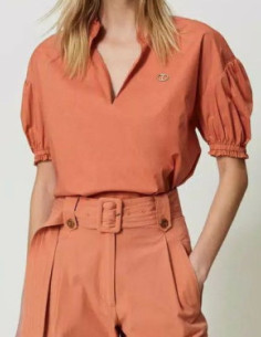 Blusa in popeline - TWINSET