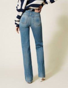 Jeans a vita alta Twinset -... 2