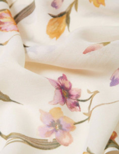 Stola con stampa a fiori -... 2