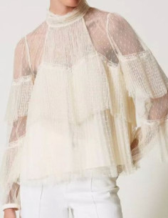 Blusa in tulle - TWINSET