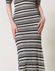 Abito lungo in maglia -...