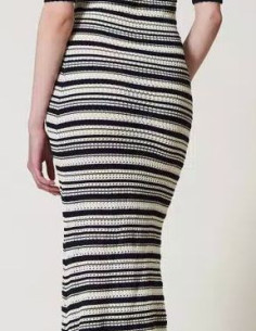 Abito lungo in maglia -... 2