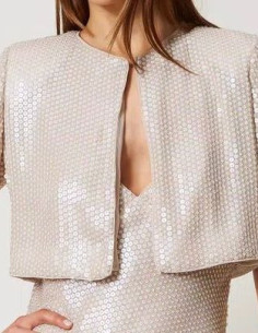 Coprispalle con ricamo -...